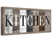 Kitchen in Multi Pattern - Canvas