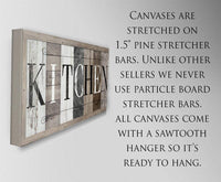 Kitchen in Multi Pattern - Canvas