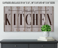 Kitchen Sign - Canvas
