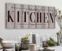Kitchen Sign - Canvas