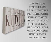 Kitchen Sign - Canvas
