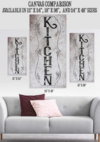 Kitchen - Vertical - Canvas