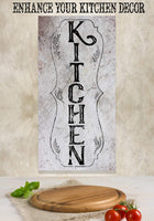 Kitchen - Vertical - Canvas
