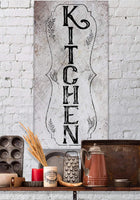 Kitchen - Vertical - Canvas