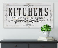 Kitchens Are Made - Canvas