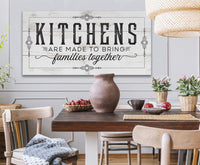 Kitchens Are Made - Canvas