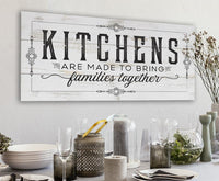 Kitchens Are Made - Canvas