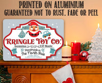 Kringle Toy Company - Metal Sign