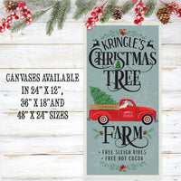 Kringle's Christmas Tree Farm - Canvas