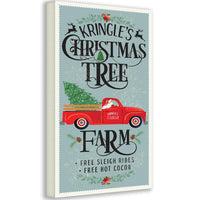 Kringle's Christmas Tree Farm - Canvas