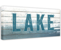 Lake Sign - Canvas