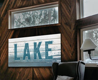 Lake Sign - Canvas