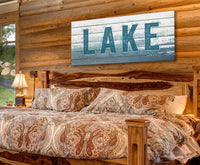 Lake Sign - Canvas