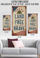Land of The Free - Canvas