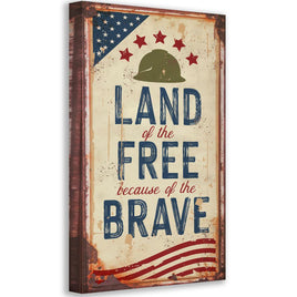 Land of The Free - Canvas