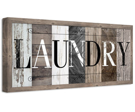 Laundry in Multi Pattern - Canvas