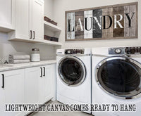 Laundry in Multi Pattern - Canvas