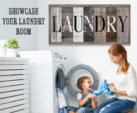 Laundry in Multi Pattern - Canvas