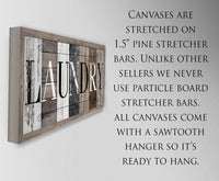 Laundry in Multi Pattern - Canvas
