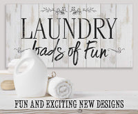 Laundry Loads Of Fun - Canvas