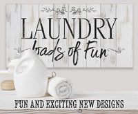 Laundry Loads Of Fun - Canvas