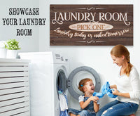 Laundry Pick One - Canvas