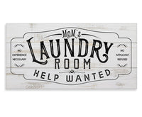 Laundry Room Help Wanted 2 - Canvas