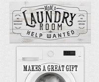 Laundry Room Help Wanted 2 - Canvas