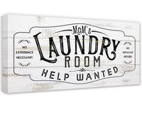Laundry Room Help Wanted 2 - Canvas
