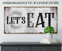 Let's Eat - Canvas