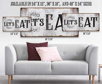 Let's Eat - Canvas