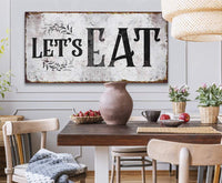 Let's Eat - Canvas