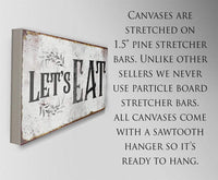 Let's Eat - Canvas