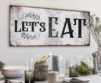 Let's Eat - Canvas
