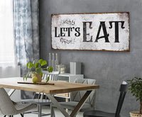 Let's Eat - Canvas
