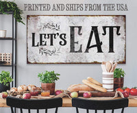 Let's Eat - Canvas