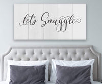 Let's Snuggle - Canvas