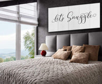 Let's Snuggle - Canvas