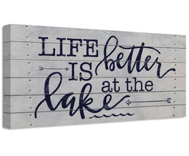 Life Is Better At The Lake - Canvas