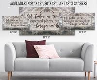 Life Takes Us To Unexpected Places - Canvas
