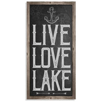 Live Love Lake - Canvas