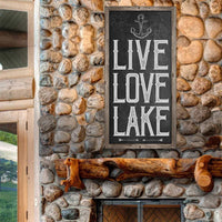 Live Love Lake - Canvas