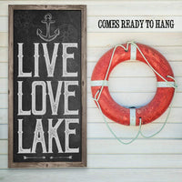 Live Love Lake - Canvas