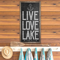 Live Love Lake - Canvas