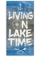 Living On Lake Time - Canvas