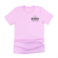 Little Mama Shirt Shop® Logo Tee (Pocket Logo Front, Large Logo on Back) - Unisex Tee