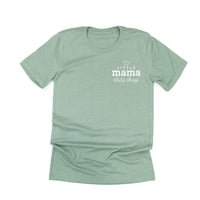 Little Mama Shirt Shop® Logo Tee (Pocket Logo Front, Large Logo on Back) - Unisex Tee