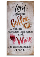 Lord,Give Me Coffee - Canvas