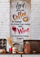 Lord,Give Me Coffee - Canvas