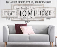 Love Builds A Happy Home - Canvas